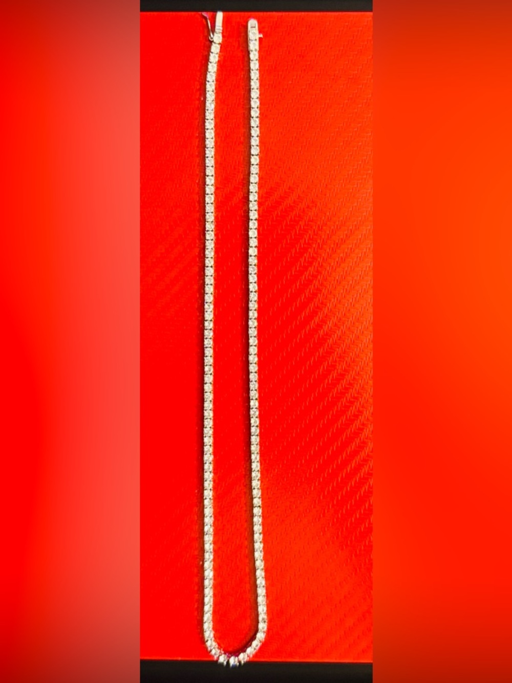 HarlemBling Silver Tennis Necklace